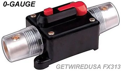 125-amp 0-gauge Awg Wire Circuit Breaker Heavy Duty Industrial Car Audio Marine • $19.95