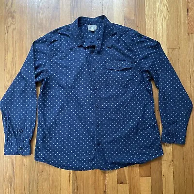 Converse One Star Long Sleeve Button Shirt Mens XL Blue • $9.92