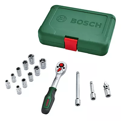 Bosch Ratchets-1/4  Drive Socket Set 14-PC Soft Grip Magnetic Bits Holder • $45