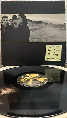 U2  - The Joshua Tree Vinyl LP W/ Poster 1987 Island Records 90581 • $8