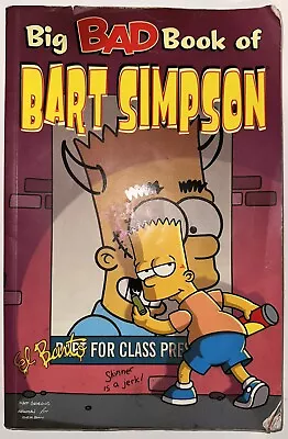 Used Big Bad Book Of Bart Simpson & Big Bratty Book Of Bart Simpson. • £10.45