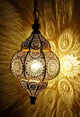 Modern Turkish Hanging Lamps Handmade Moroccan Ceiling Lights Home Lantern Gifts • $130.46