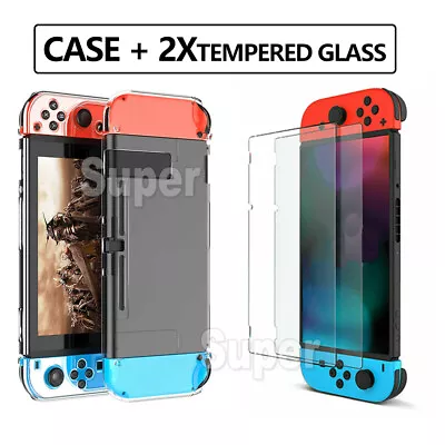 For Nintendo Switch Soft Case Cover Transparent Clear Shockproof Protective AU • $10.95