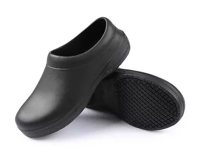 Chef Shoes Womens/ Mens Cook Clogs Safety Anti-Slip Kitchen Casual Shoes Size  • £23.06