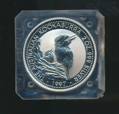Australia: 1997 $2 2oz Silver Kookaburra Encapsulated BU. • $119.99