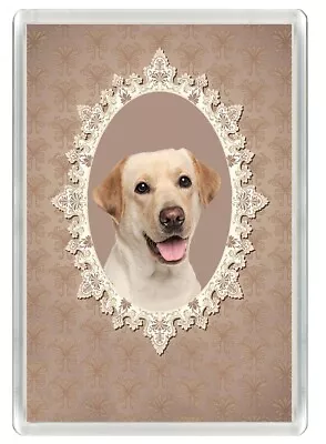 Labrador Retriever Lovely Dog Art Print Novelty Fridge Magnet   Great Gift • £3.49