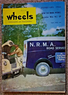 Wheels 1954 Feb MG TF Chrysler Plymouth Austin Somerset A40 Rover 90 60 Customli • $29.90