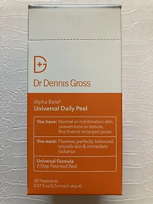 Dr. Dennis Gross Alpha Beta Universal Daily Peel 30 Treatments Exp.8/24 Or Later • $44.99