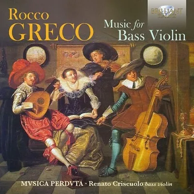 Greco / Musica Perduta / Criscuolo - Music For Bass Violin New Cd • $32.99