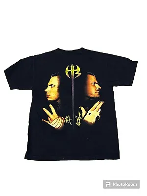 Vintage Hardy Boyz T Shirt Medium Black Matt Jeff Hardy Hardys WWE WWF • $69.99