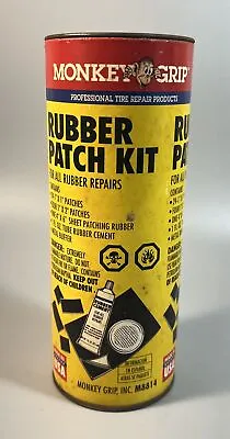 Vintage Monkey Grip Rubber Patch Kit Repair Show Tin Display • $5.99
