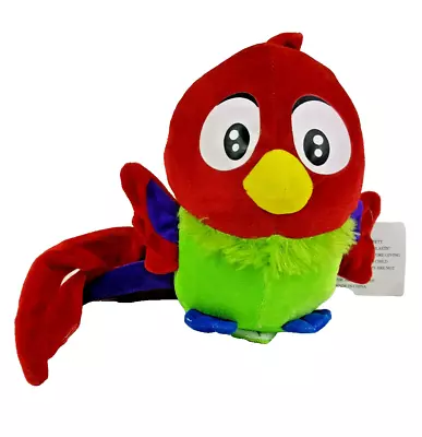 Parrot Bird 8  Plush Colorful Bright Big Eyes Long Tail Stuffed Animal Toy TAGS • $16.95