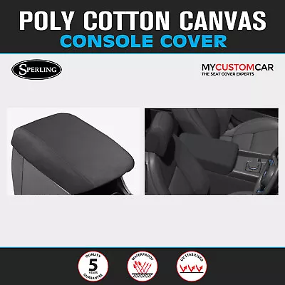 Ford Ranger PX 2011-2022 Canvas Centre Console Lid Cover Armrest Cover Charcoal • $39.99