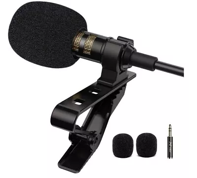 PoP Voice Professional Lavalier Lapel Microphone Omnidirectional Condenser Mic F • $19.22