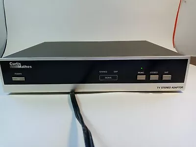 Vintage 1985 CURTIS MATHES KG200 TELEVISION TV STEREO ADAPTER - JAPAN • $45