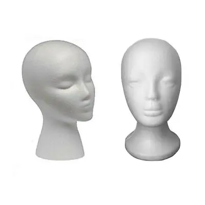 £5.33 • Buy Mannequin Display Head Male & Children Uk Model Dummy Wigs Polystyrene Foam