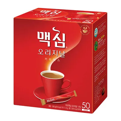 Maxim Original Korean Instant Coffee Mix 50/100 Sticks • $27.99