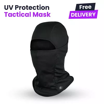 $6.76 • Buy Balaclava Face Mask UV Protection Ski Sun Hood Tactical Mask For Men Women Black
