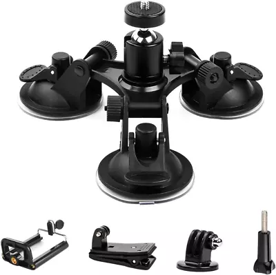 DSLR Suction Cup Action Video Camera Mount Holder Ball Head Car Window Mounts • $23.34