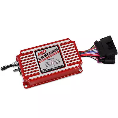 MSD 6014 LS Igniton Control Box 24x 58x Crank Trigger Programmable Digital Red • $509.95