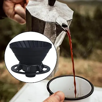 Silicone Coffee Dripper Collapsible Cone Filter Holder Coffee Filter Cup • £12.70