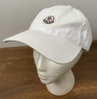 Moncler White Cotton Hat • $63