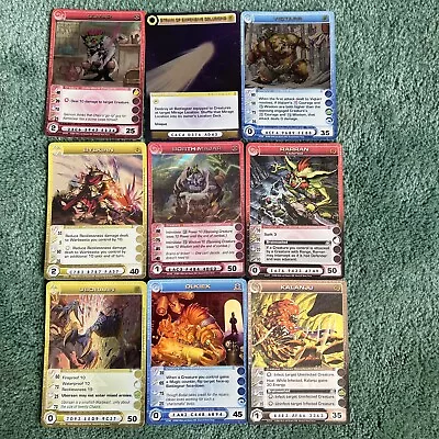 Chaotic CCG Lot Of 9 First Edition Cards *All Holo* • $9.99