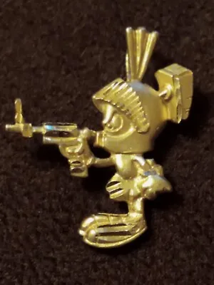 Marvin The Martian Vintage 90's 14K Gold Pendant Charm Warner Bros. Looney Tunes • $260