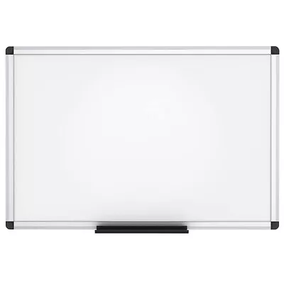 VIZ-PRO Magnetic Dry Erase Board White Board 48  X 32  Aluminium Frame • $62.61