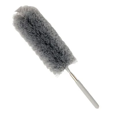 Extendable Cobweb Brush Angled Head Feather Duster Long Reach Telescopic Handle • £6.49