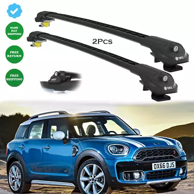 For Mini Countryman F60 Suv 2017-2022 Black Cross Bars Roof Rack Easy Install 2x • $199