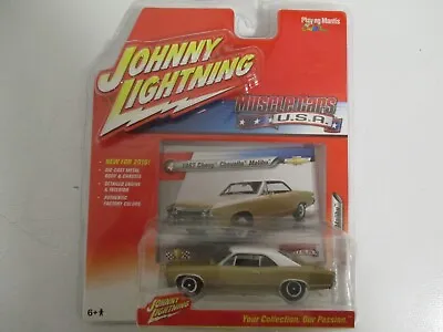 Johnny Lightning '67 Chevy Chevelle Malibu Gold   1/64 Diecast Mib New • $6.79