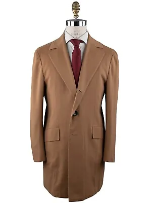 New Kiton Overcoat 100% Vicuna PerÙ Size 40 Us 50 Eu Kcx43 • $36000