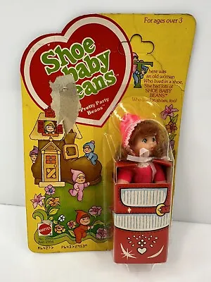 Vintage 1978 Mattel Shoe Baby Beans Pretty Party Doll 2953 Red • $21.99