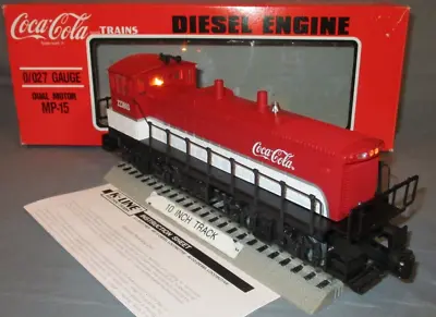 K-Line 2238 Coca-Cola #223803 Dual Motor Pwr'd MP-15 O/027 Ga. Wks/ Lionel 1992 • $95