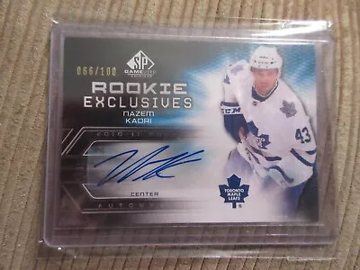 Nazem Kadri Rookie Auto #66/100 10-11 Sp Game Used Rookie Exclusives Avalanche • $36.79