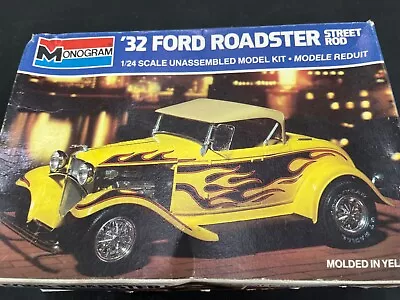 Monogram 2718 1932 Ford Roadster Street Rod 1/24 Model Car Mountain Niob • $22.88