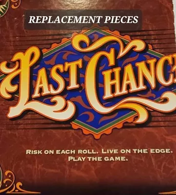 $12 • Buy Board Game Parts: LAST CHANCE, Milton Bradley, 1995, Replacement Pieces