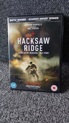 Hacksaw Ridge DVD (2017) Andrew Garfield Mel Gibson. • £0.99