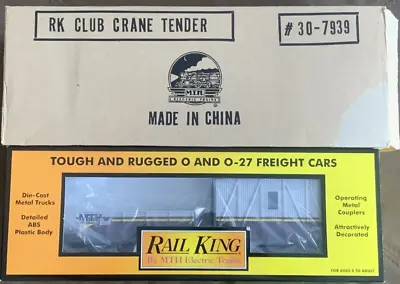 MTH RRC Club 2000 Crane Tender #30-7939 NIB • $33.99
