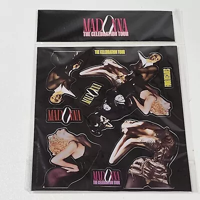 Madonna Celebration Tour VIP Stickers Pack SWAG Sealed Four Decades Exclusive • $23.99