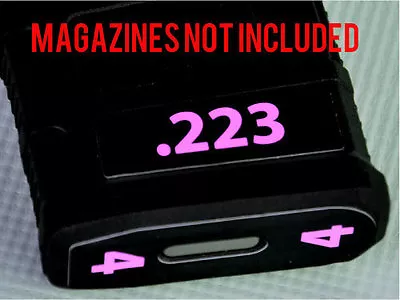 .223 MAGAZINE STICKERS Fits MAGPUL PMAG 30 GEN M3 MAGS PINK NUMBERED 1-6 • $11.50