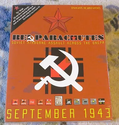 Red Parachutes Wargame By Avalanche NEW Soviet Airborne Assault During WWII. • $29.99