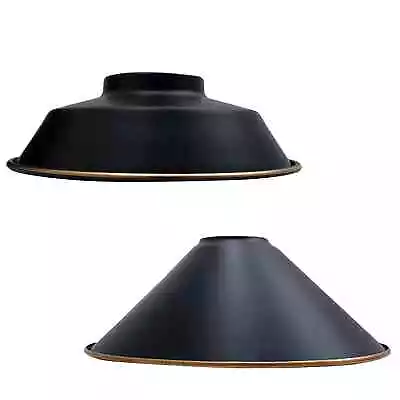 Vintage Lampshade Ceiling Light Shade Easy Fit Pendant Metal Lamp Shades • £3.49