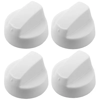 4 X CANDY White Oven Cooker Hob Flame Burner Hotplate Control Switch Knobs • £8.99