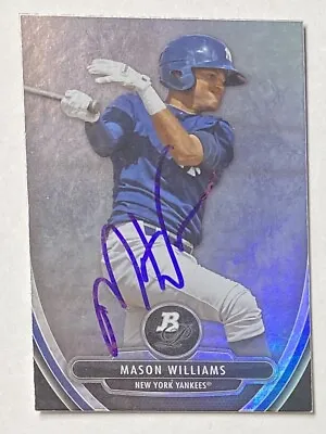 Mason Williams Signed Bowman #BPP37 2013 Card NY New York Yankees Auto MLB RAD • $11.04