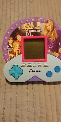 Zizzle Hannah Montana 2007 Tm Electronic Handheld Video Toy Lcd Game Miley Cyrus • $7