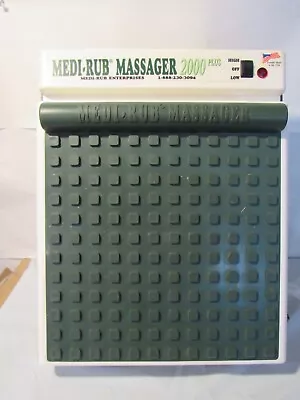 Medi-Rub Massager 2000 Plus MR-3F 2 Speed Foot Massage Therapeutic Tested  Y72J • $65