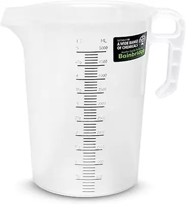 Fluid And Chemical Measuring Jug 5 Litre CapacityWhite • $29.27