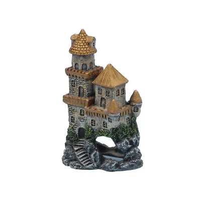 Penn Plax RRW5D Mini Fantasy Magical Castle Fish Aquarium Ornament 4  Tall • $4.68